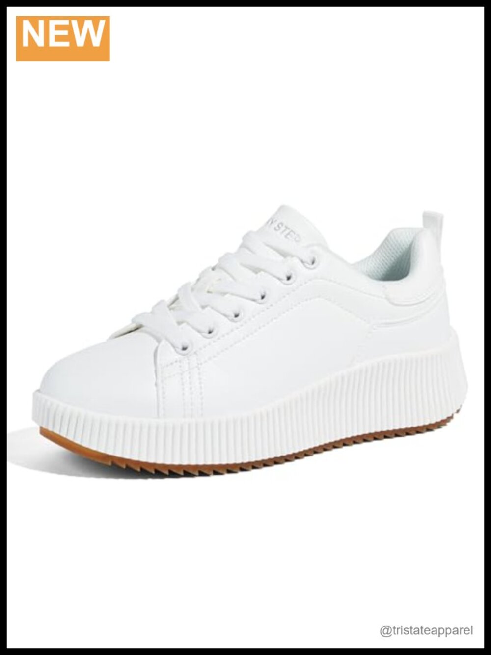 LUCKY STEP Woven Platform Sneakers Tennis Shoes Comfortable Walking